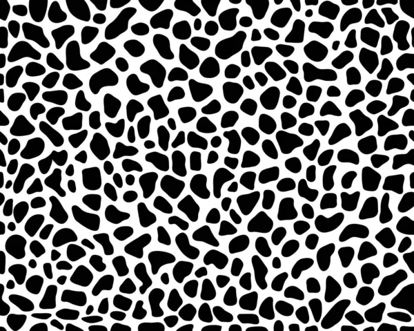 Seamless Pattern Skin Leopard Illustration — Stock Vector