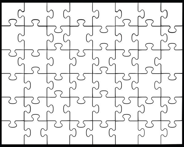 Белая головоломка — стоковый вектор