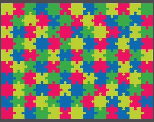 Colorat lucios puzzle — Vector de stoc