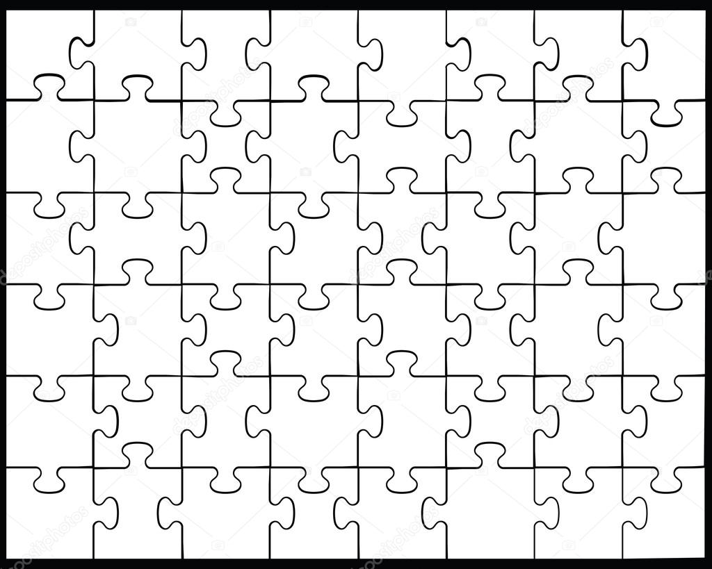 White puzzle Vector Image ©vukam #70332931