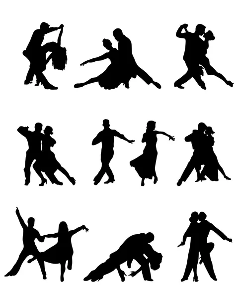 Joueurs de tango — Image vectorielle