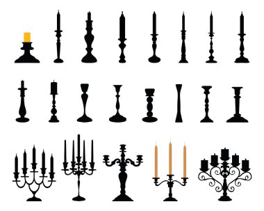 candlesticks clipart