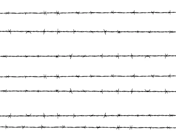 Barbed wire — Stock Vector