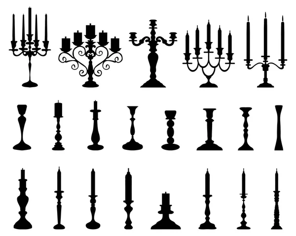 Candelabros — Vector de stock