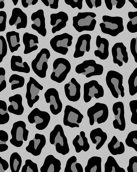 豹子在黑色和白色 — 图库矢量图片