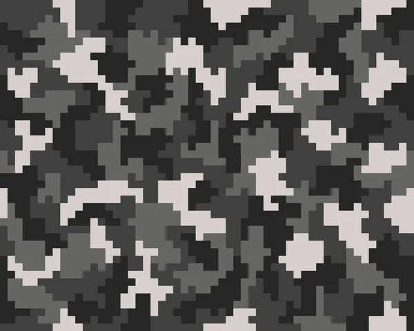 Naadloze digitale camouflage — Stockvector