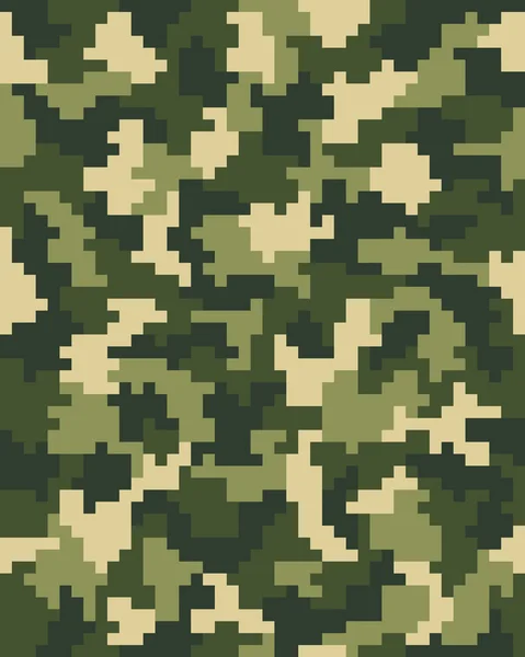 Digitale groene camouflage — Stockvector