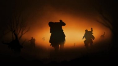 Zombi istif alacakaranlıkta 4k