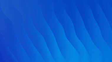 Mavi dalga yükselen 4K döngüsü, bir döngü içinde soldan sağa doğru mavi bir arkaplan boyunca çapraz hareket eden çizgilere sahiptir.