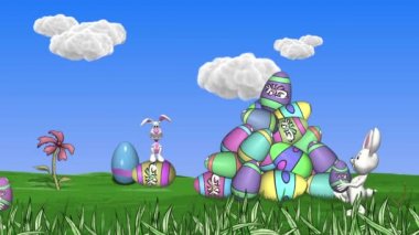 Paskalya Bunny işçi metin yok