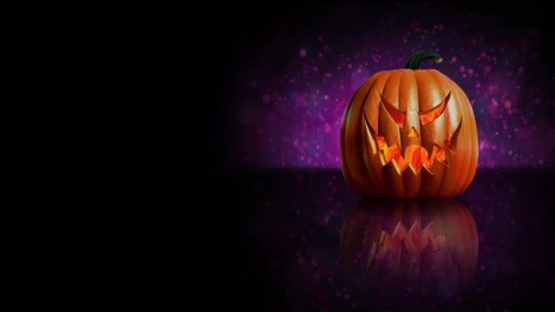 purple pumpkin happy halloween