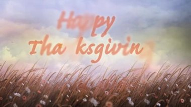 Şükran günün kutlu olsun dönüm mevsim