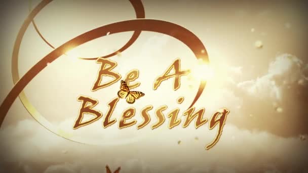 Seja uma bênção neste dia de Acção de Graças — Vídeo de Stock