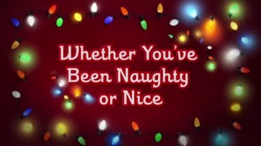 Neşeli Noel ışıkları