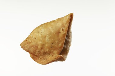 geleneksel Hint baharatlı çıtır çıtır kızarmış punjabi samosas