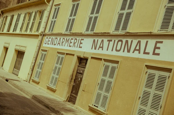 Saint Tropez gendarmerie, França — Fotografia de Stock