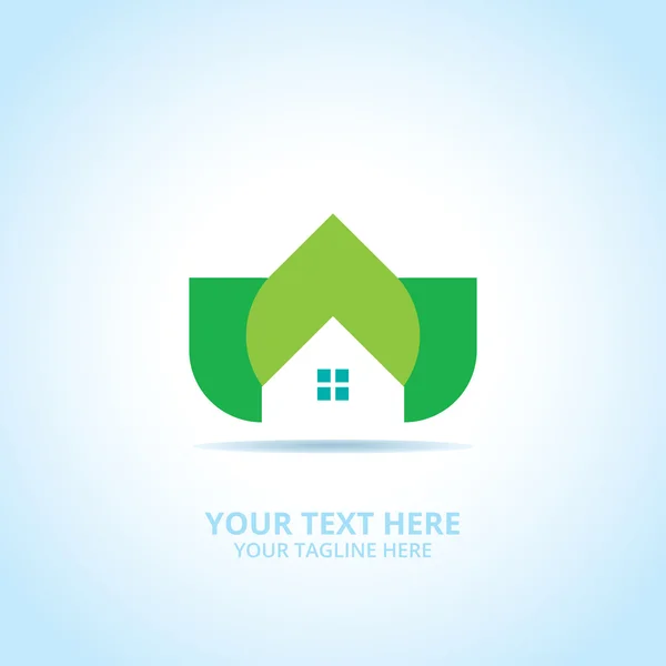 Abstrait Logo de la maison, concept de design, emblème, icône, élément logotype plat pour modèle . — Image vectorielle