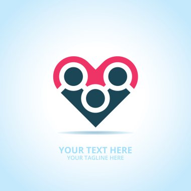 Soyut teknoloji logosu, tasarım konsepti, amblem, simge, şablon için düz logo öğesi.