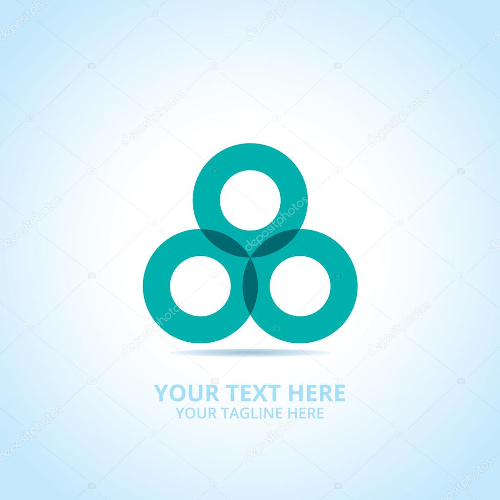 Abstract tech logo, design concept, emblem, icon, flat logotype element for template.