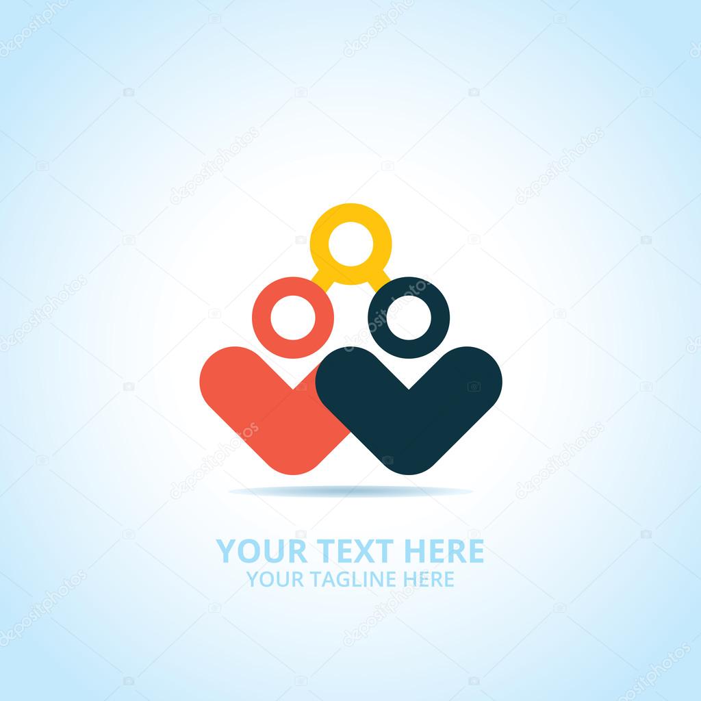 Abstract tech logo, design concept, emblem, icon, flat logotype element for template.