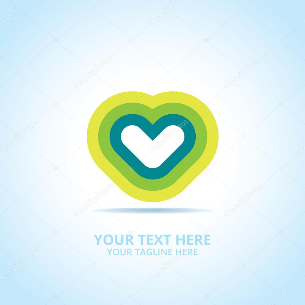 Abstract signal logo, design concept, emblem, icon, flat logotype element for template.