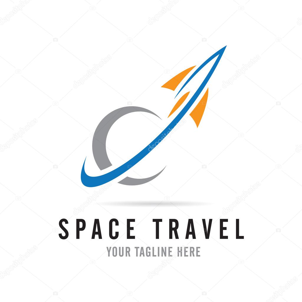 Fast rocket into space Logo