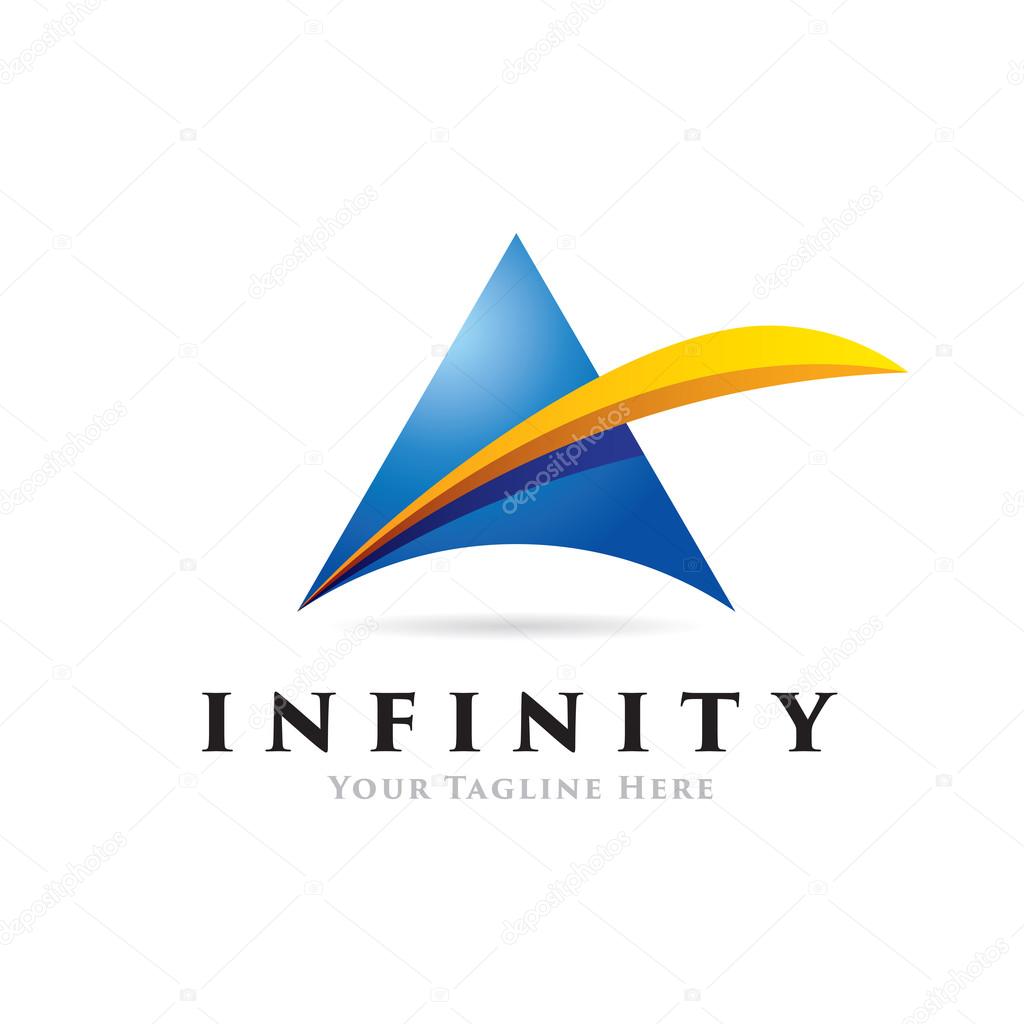Infinity, beautiful abstract logo