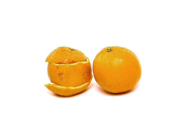 Orange and peel1 — Stock Photo, Image