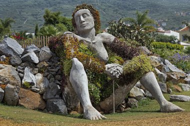 Santa ursula, tenerife, İspanya'da heykel