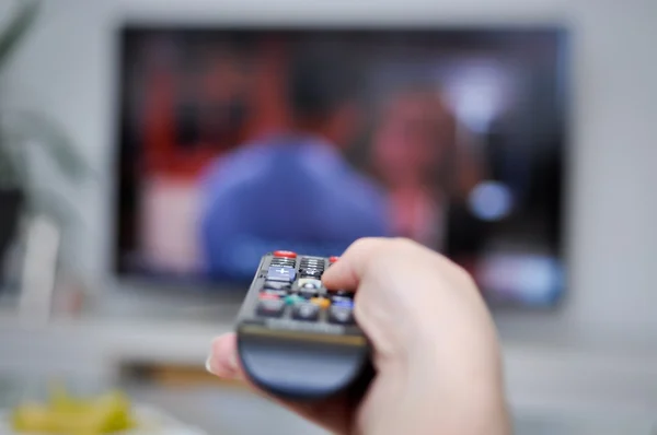 Tv Afstandsbediening Rechtenvrije Stockfoto's