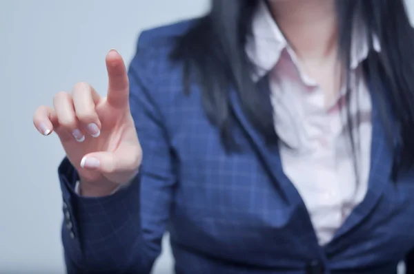 Ekran dokunaklı kadın