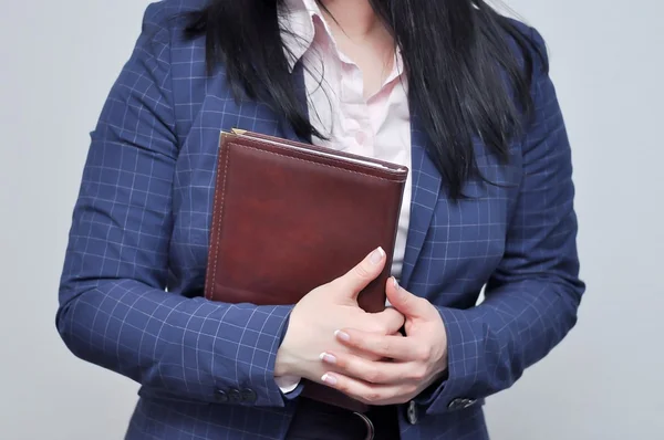 bussiness woman with book