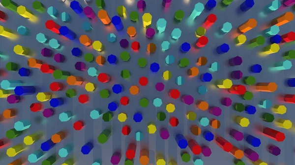 Arkaplan için üç boyutlu soyut gökkuşağı