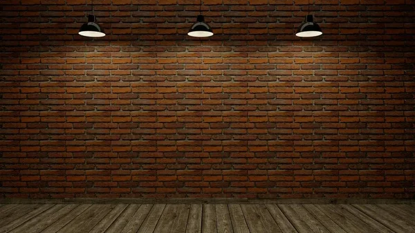 Bir tuğla duvarın arkaplan görüntüsü ve Standup konserleri için sahne