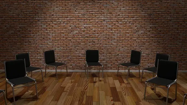 Gayri resmi toplantılar için tavan arası tarzı oda