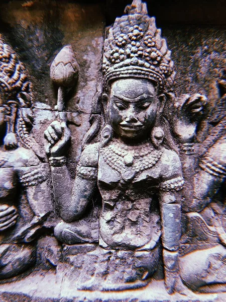 Vieux Dieux Angkor Wat Cambodia — Photo