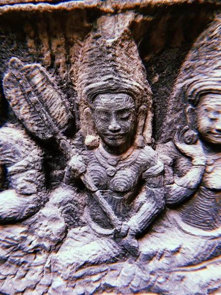 Vieux Dieux Angkor Wat Cambodia — Photo