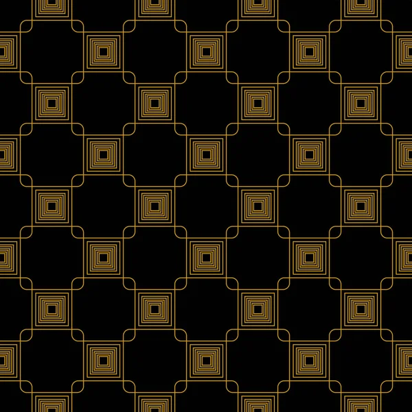シームレスなパターン アール エメラルド石で幾何学的背景を抽象化 ヴィンテージスタイルの質感 ベクターイラスト — ストックベクタ