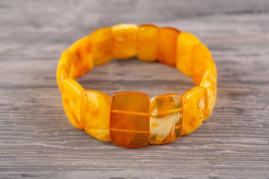 Kraliyet kehribar bilekliği Parlak bal