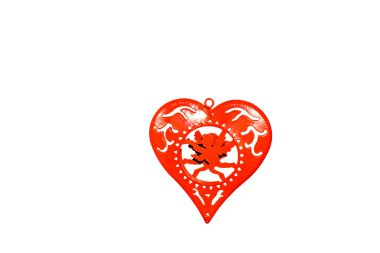 Sevgililer günü mutlu kırmızı aşk meleği