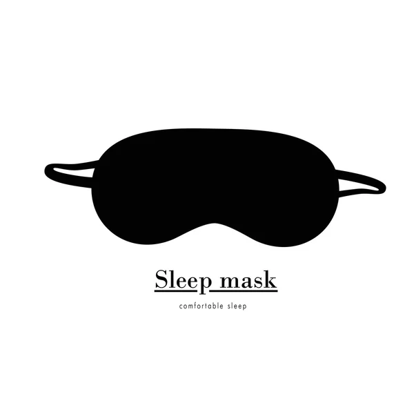 Semplice maschera del sonno — Vettoriale Stock