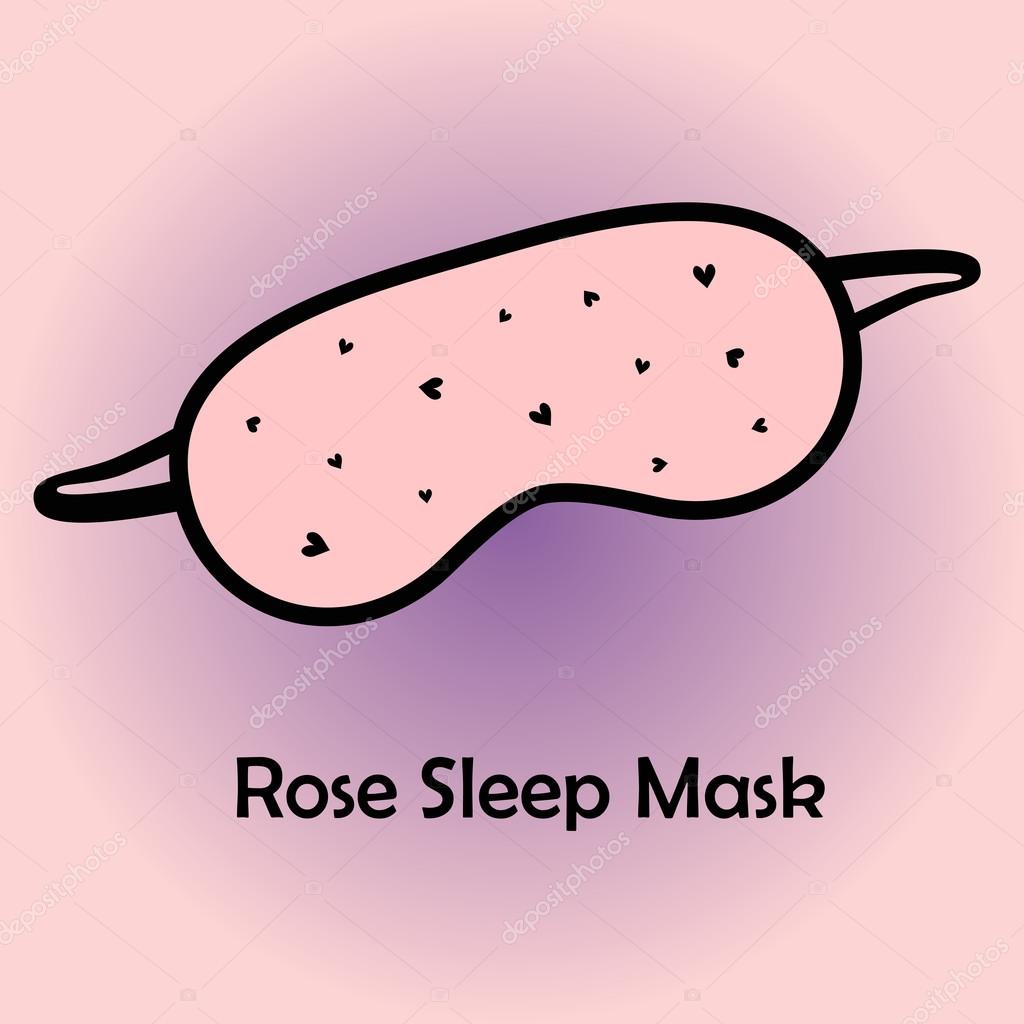 picture Vector Antifaz Para Dormir Png https depositphotos com 103320398 stock illustration rose sleep mask html