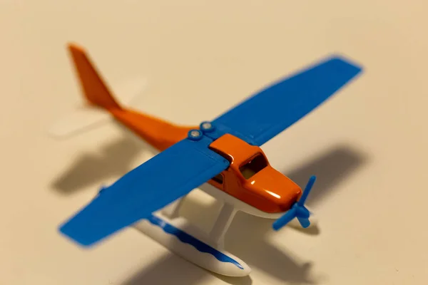 Little Toy Airplane Shadow — Stock Photo, Image