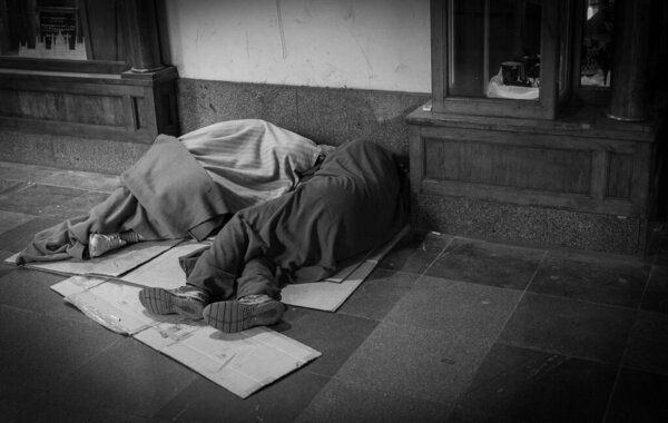 Loneliness people in Budapest - boom