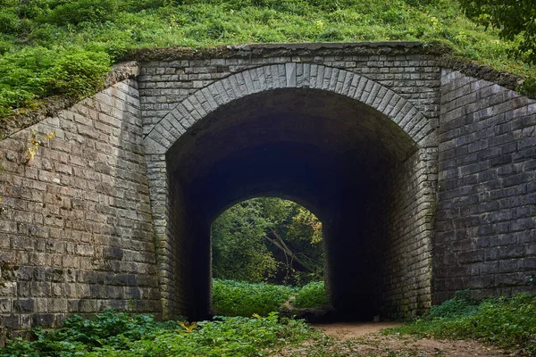 Antiguo Túnel Abandonado Bosque — Foto de Stock