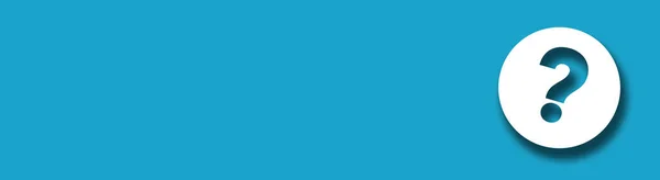 Texturált Kérdőjel Shape Blue Background Üzleti Súgó Központ Koncepció Renderelő — Stock Fotó