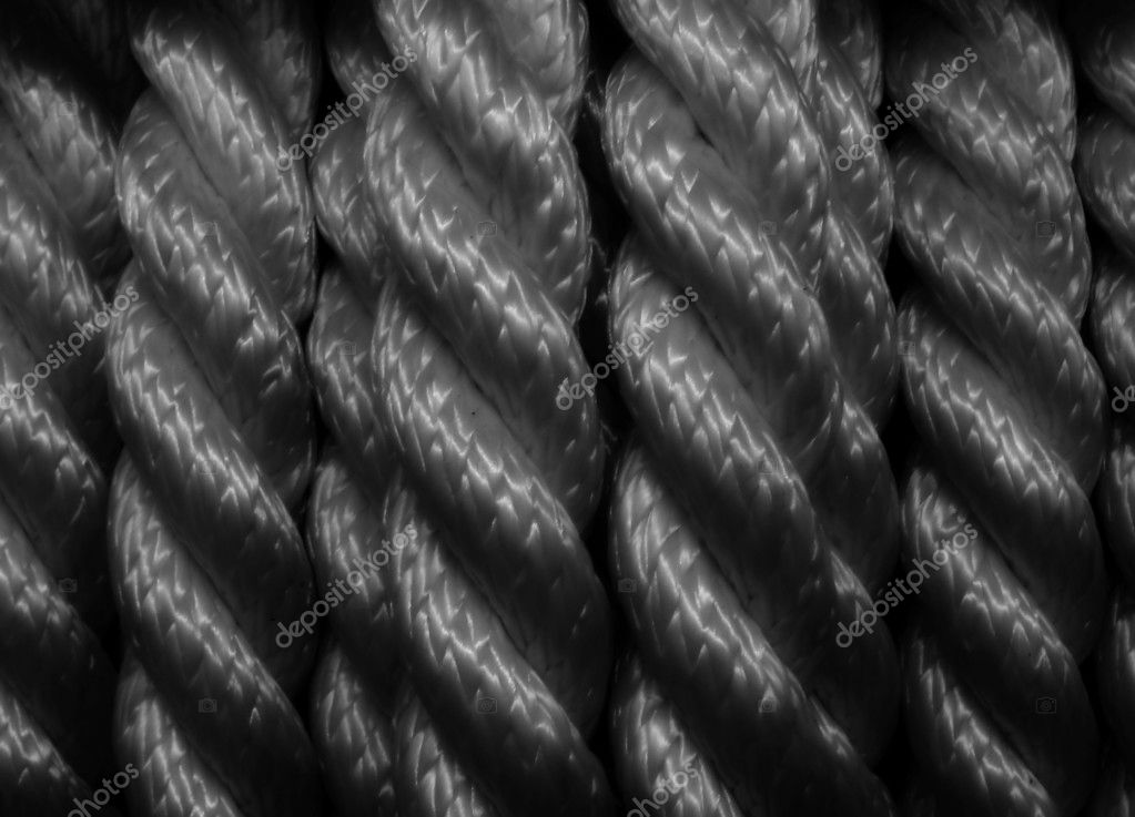 Nylon Rope In Bobbin At The Hardware Store Stock Photo