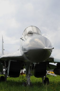 Kabin süpersonik jet avcı uçağı olarak Önden Görünüm