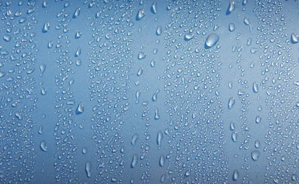 Water drops after repellent coating texture background — Stock Photo, Image