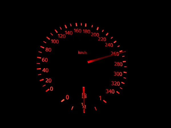 Araba hız siyah arka plan üzerinde kırmızı sembolleri